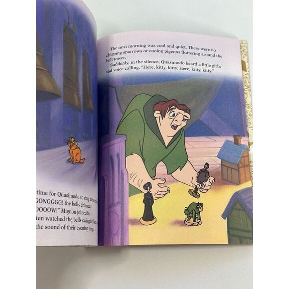 1996 Little Golden Book Disney The Hunchback Notre Dame Quasimodo's New Friend - Picture 6 of 6